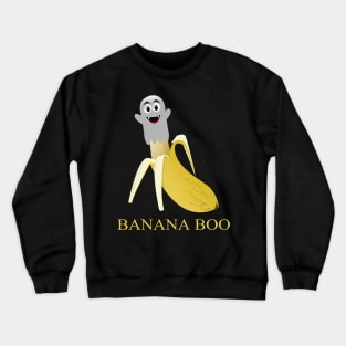 Banana Boo Halloween Witch Party Costume Gift Crewneck Sweatshirt